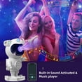 thumbnail image 4 of Proyector de Galaxia con Luz , Astronauta y Estrellas con Altavoz Bluetooth, Temporizador y Control Remoto. para el Dormitorio y Como Regalo., 4 of 5
