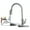 B, variant on Kitchen Faucet Pull Out Tap 2 Function Stream Sprayer Single Handle 304 Stainless Steel Kitchen Sink Hot Cold Water Mixer Taps