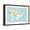 Brown Frame, variant on Art.com Fun USA Map Art Print by Ann Kelle, 18" x 12"