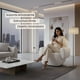 thumbnail image 2 of Bossa Sillon Pangell Comodo Individual Moderno Para Sala, Dormitorio, Lectura , Sofa Acolchado para Estudio, 2 of 8
