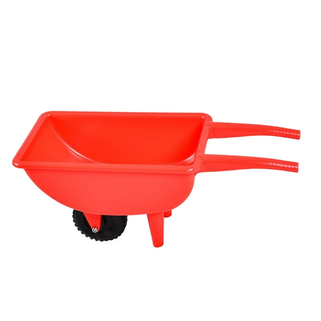 Tachiuwa Jouet de Sable Brouette, Jouet de Jardinage Brouette, Cour Jouet Léger de Jeu d'Imitation Jouet de Plage Roue Simple pour Filles Garçons Âge 3