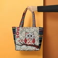 thumbnail image 1 of tredstone Sac Fourre-Tout Vintage pour Femmes Sacs à Main Décontractés Sacs de Courses Beige Rde Hibou, 1 of 9