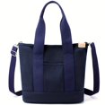 thumbnail image 1 of PEACNNG  Canvas Material Tote Bag  Casual And Stylish Shoulder Bag Perfect For Work Or Travel Use, 1 of 7