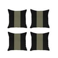 thumbnail image 2 of Set of 4 Black and Yellow Houndstooth Pillow Covers, 2 of 3