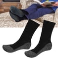 thumbnail image 4 of Calcetines Deportivos De Compresión, 2 Pares De Calcetines Cálidos De Invierno Con Temperatura Constante, Fibra Aluminizada Para Esquí Al Aire Libre Senderismo Al Aire Libre ANGGREK Descripción de la referencia, 4 of 5