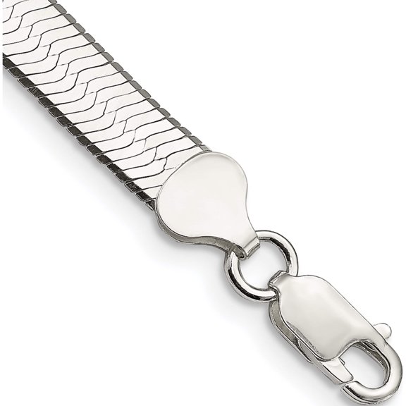 Sterling Silver 7mm Magic Herringbone Chain (7 X 7) Made In Italy qhb080-7