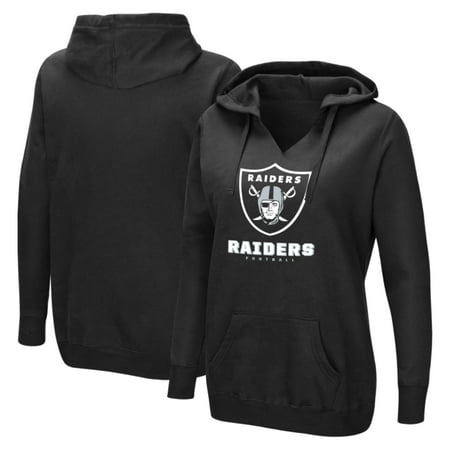 Women's Majestic Black Oakland Raiders Shape It Up Pullover