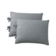 thumbnail image 3 of Fundas de almohada de microfibra de poliéster, cómodas y transpirables. Gris claro, 3 of 9