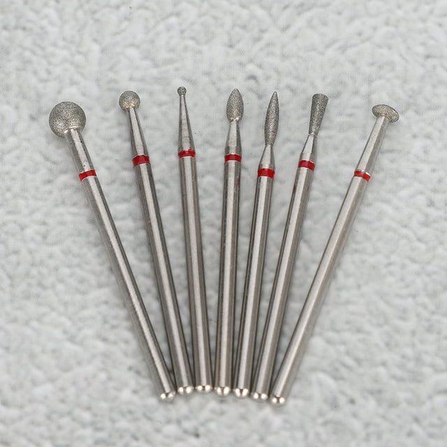Herramienta para pulir uñas, broca eléctrica para manicura con arena de diamante, cabezal de pulido para manicura, artesanía excepcional