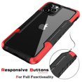 thumbnail image 4 of Black Green Luxury Shockproof Protective Phone Case For iPhone 13 12 Pro 11 Pro,iPhone 15 Pro Max, 4 of 6