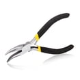 thumbnail image 1 of SPEEDWOX Bent Nose Pliers 5 Inches Mini Smooth Curved Jaws Pliers for Confined Areas with Leaf Springs Jewelry Making Crafts Beading Working Hobby Tools, 1 of 1