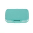 thumbnail image 6 of Unique Bargains 6 Grids Single Layer Pill Box with Individual Compartments Blue, 6 of 6