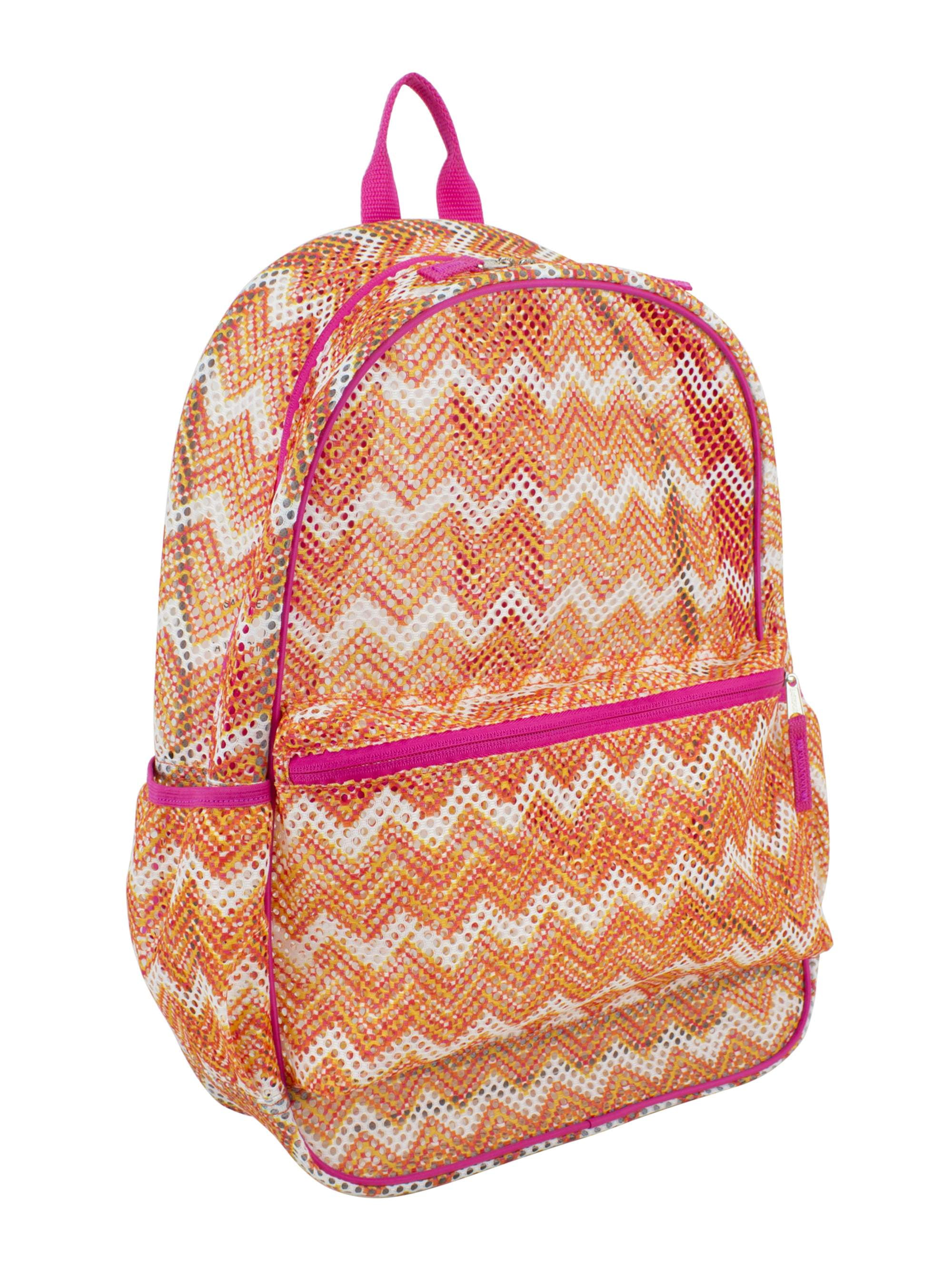 Mesh Backpack with Padded Adjustable Straps