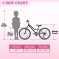 thumbnail image 5 of Hykolity Kids Mountain Bike, 24 inch 7 Speed Kid Bicycle, Girls Mountain Bike Age 8-14 Year Old with Front Suspension Fork, Adjustable Seat Height,High-Carbon Steel, Pink, 5 of 10