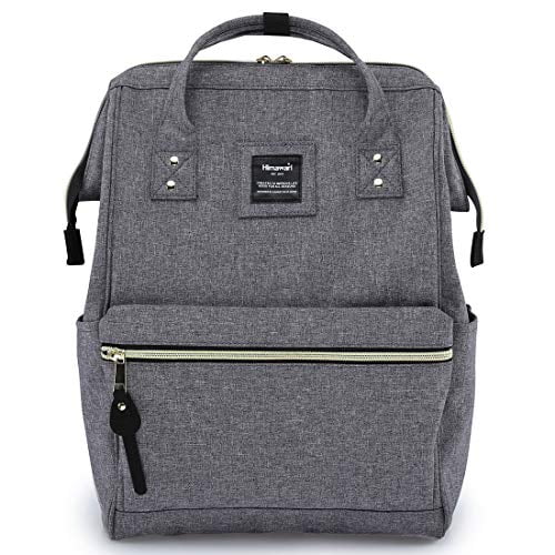 Himawari Travel School Backpack with USB Charging Port 15.6 Inch Doctor Work Bag for Women&Men College Students(USB Gray)