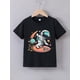 thumbnail image 1 of Camiseta de cuello redondo con estampado de astronauta y cohete para niño, camiseta informal de manga corta, ropa de verano para uso diario., 1 of 6
