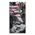 thumbnail image 2 of XYZCANDO Car Seat Towel Cover Wolf American Flag Seat Covers for Swimming Gym, Washable Sweatproof Car Seat Protector Towel Cover for Cars SUV, 2 of 11