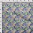 thumbnail image 4 of oneOone Polyester Spandex Purple Fabric Tropical Flamingo Craft Projects Decor Fabric Printed By The Yard 56 Inch Wide, 4 of 4