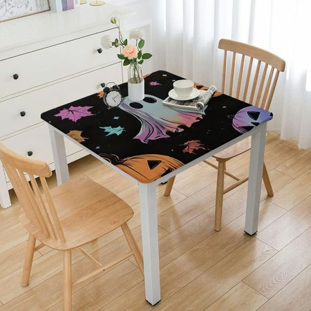 

ONETECH Halloween Tablecloth Pumpkin Bat Table Cloth Waterproof Washable Halloween Decorative Table Cover for Halloween Party Kitchen Dining Room Holiday Decor 52 *52