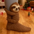thumbnail image 2 of Animal Socks, 3D Knit Animal Sloth Socks for women, Cute Plush Animals Hug Sock, Long Stocking Sock for Christmas Gifts, 2 of 10