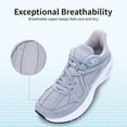 thumbnail image 4 of GOOBON Wide Toe Box Shoes Women Athletic Running Tennis Sneakers Wide Width Walking Shoes for Gym Fitness, 4 of 6