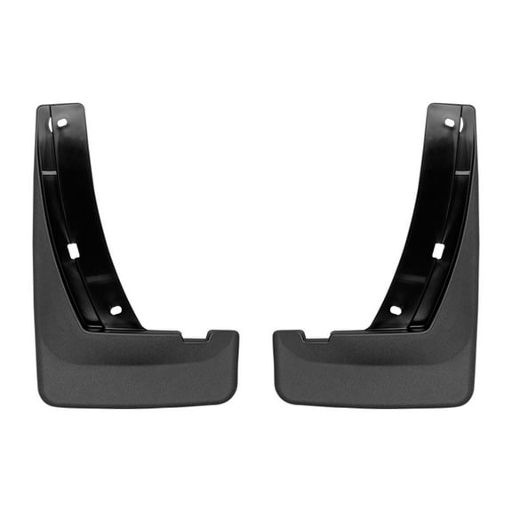 WeatherTech Custom No Drill Splash Guard MudFlaps compatible with 2021-2026 Chevrolet TrailBlazer, Front Pair - Black