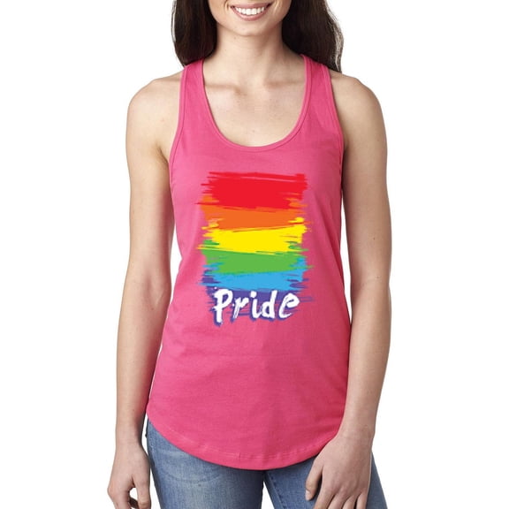 Women's Racerback Tank Top - Rainbow Pride