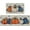 Blue Pumpkin, variant on Thanksgiving Thankful Pumpkin Kitchen Rugs Set of 2, Fall Beach Coastal Lantern Kitchen Mats Decor, Autumn Seasonal Nautical Floor Door Mat Home Decorations - 17x30 and 17x47 Inch