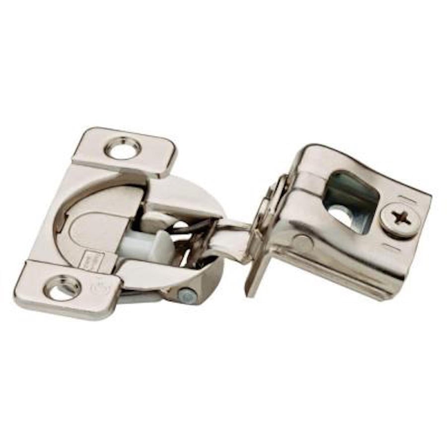 840704 Soft Close 35mm Euro HInge 1 1/4" Overlay 105° Nickel Finish 2