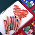 thumbnail image 3 of MB1 nuevos suministros de decoración navideña, crayones de Navidad para regalos para niños, juego de palos de pintura de dibujos animados, papelería de Navidad, 3 of 4