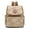 MU Beige, variant on Samantha Women's Backpack Vegan Leather Top-Handle Travel Daypack by Mia K - Black
