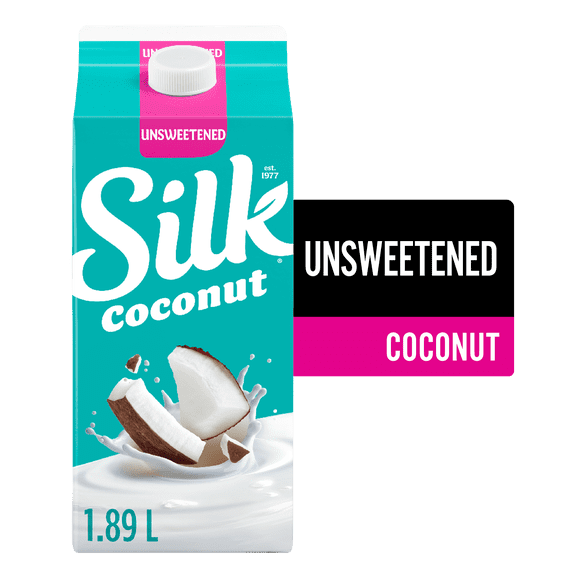 Boisson à la noix de coco Silk, non sucrée, originale, sans produits laitiers