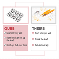 thumbnail image 3 of Handheld Metal Pencil Sharpener with 2 Holes, Pack of 8, 3 of 10