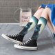 thumbnail image 5 of Fotbe Wolf Calcetas Divertidas Estampadas para Hombre y Mujer, Calcetas de Algodón hasta la Rodilla para Caminar, Correr, Enfermería y Embarazo, 5 of 6