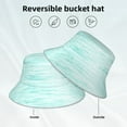 thumbnail image 2 of Fotbe Blue Bright Sombrero Tipo Pescador con Estampado – Sombrero de Sol de Algodón de Moda para Playa, Golf, Pesca, 2 of 6