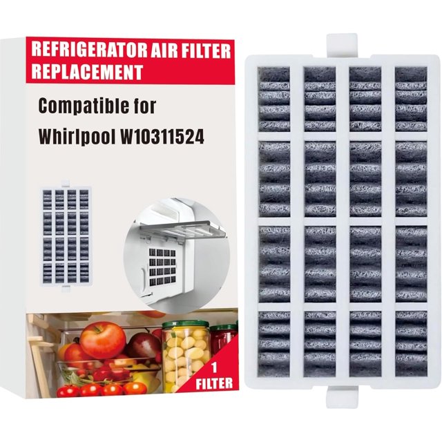 W10311524 for Freshflow Refrigerator Air Filter Compatible for Whirlpool Fresh Flow Fridge Air Filter Replacement for Kitchenaid Refrigerator WRS571CIHZ04 1 Pack