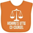 thumbnail image 3 of Inktastic Lawyer Mommy Little Co Counsel Boys or Girls Baby Bib, 3 of 4