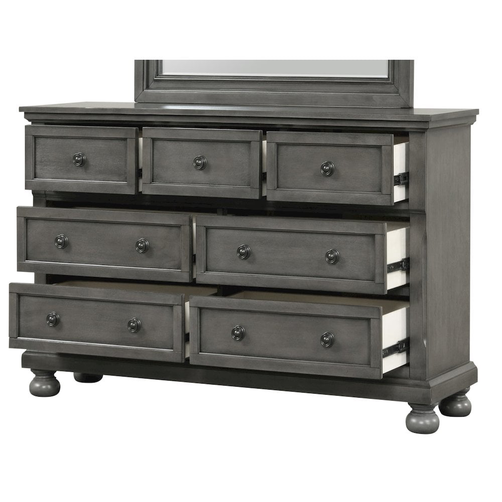 Glory Furniture Meade Dresser in Gray Color