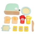 thumbnail image 3 of Toaster Toy Set, Social Skills Kids Toaster Toy Solidwood Durable  for Gifting, 3 of 7