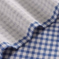 thumbnail image 5 of Cadancy Curtain Gingham Pattern Short Tier Fabric for Kitchen Cafe Doorway Window Rod Pocket Half Panel Privacy Panel Bedroom Bathroom Home Decor, 5 of 6