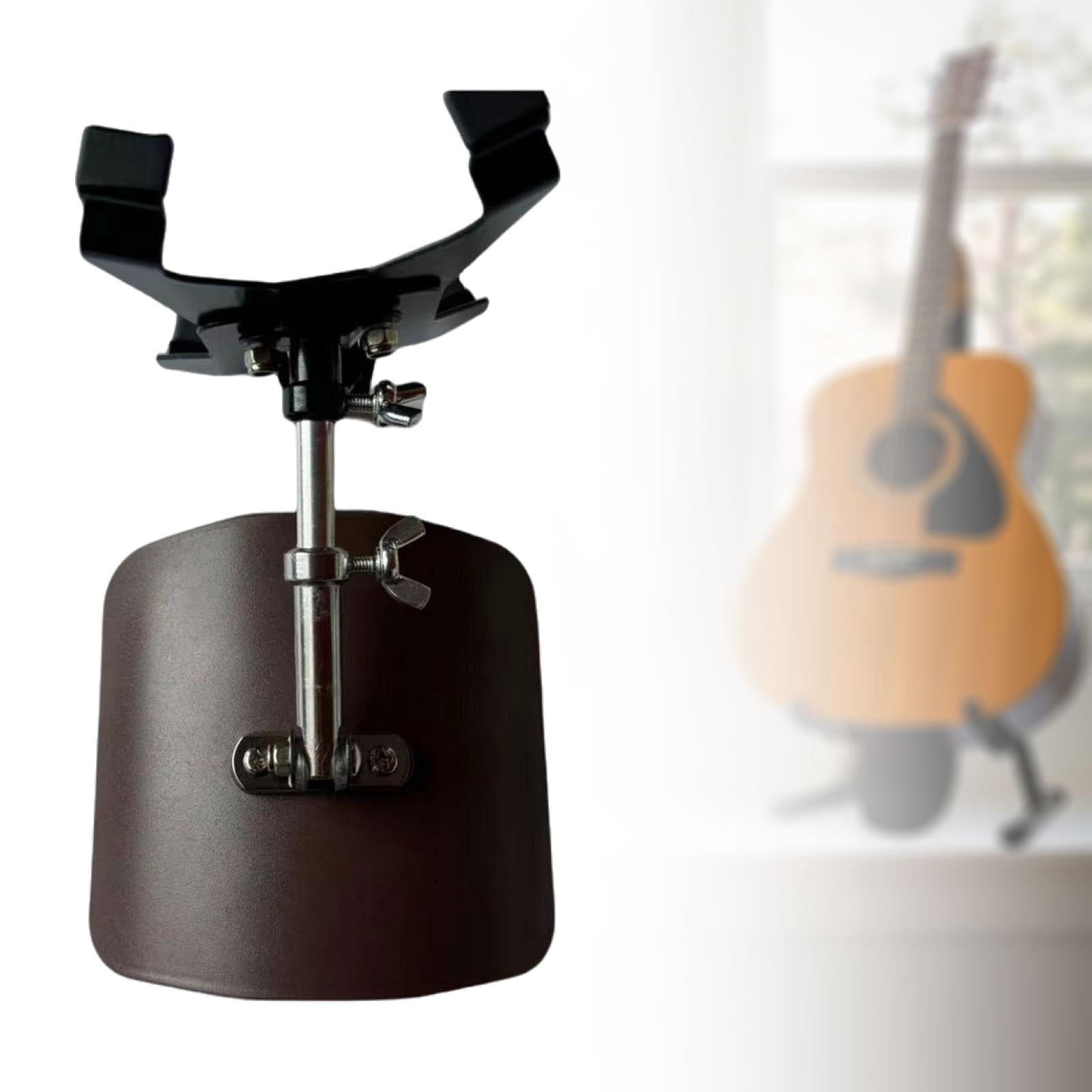 LeeQinersw Guitar Support Foldable Metal Practical Guitar Rest Support Stand Guitar Bracket Black plier