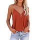 thumbnail image 1 of Camiseta sin mangas para mujer, moda de verano, ajuste holgado, sin mangas, con cremallera y cuello en V, 1 of 4
