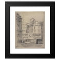 thumbnail image 2 of Ferdinand Boberg 12x14 Black Modern Framed Museum Art Print Titled - Angle of Rue D'Aboukir and Place Des Victoires (1926), 2 of 5