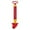 Red, variant on 2025 Upgraded High-Pressure Toilet Plunger - 0-8 Bar Pressure, ABS Handle, Quick Unclogging - for Toilets/Sinks, Hair/Cloth Blockages, Reusable Cleaning