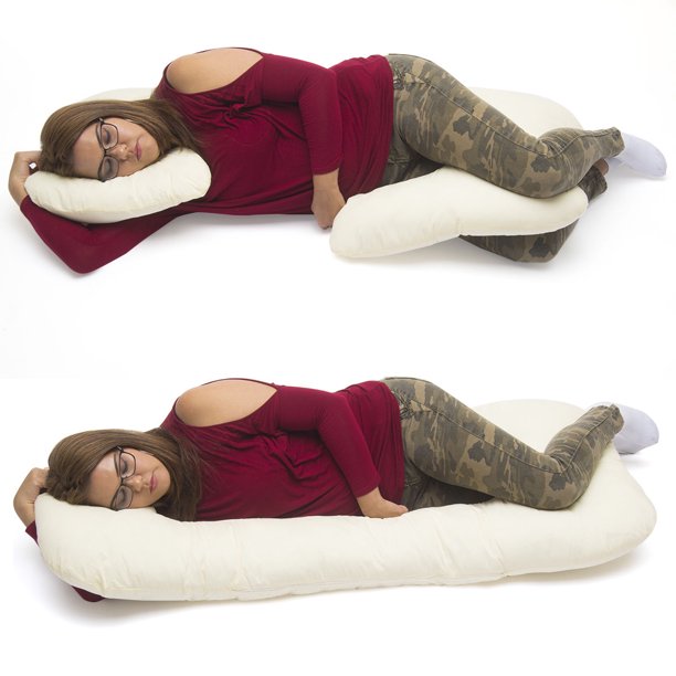 Costway C Shape Total Body Pillow Pregnancy Maternity Comfort Support