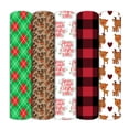thumbnail image 2 of Tela o tejido de poliéster y algodón puro con estampado navideño, para coser, acolchar, costura, bricolaje, hecho a mano, 1Yc33355, 2 of 5