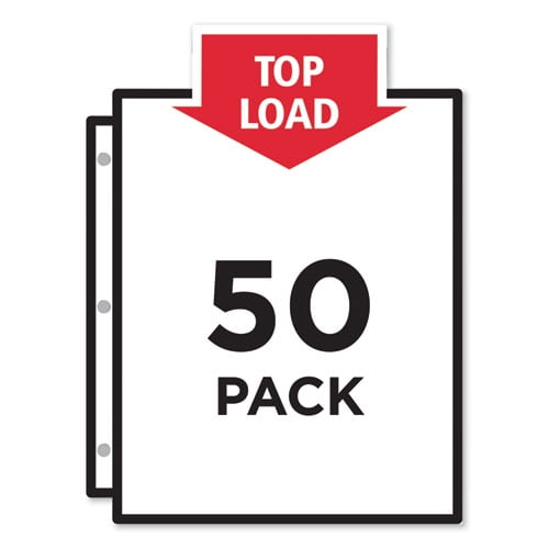 Top-Load Poly Sheet Protectors, Heavy, Letter, Diamond Clear, 200/Box Top-Load Poly Sheet Protectors, Heavy, Letter, Diamond Clear, 200/Box