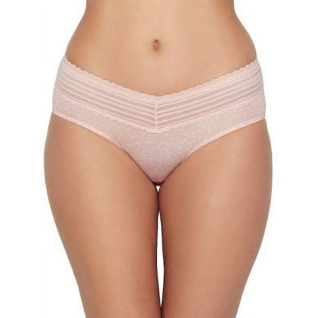 Women s Warner s 5609J No Pinching. No Problems. Hipster with Lace Panty (Blush Petals Print 2X)