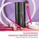 thumbnail image 3 of Makeup Brush Set 18 Pcs Premium Synthetic Foundation Powder Concealers Eye shadows Blush Makeup Brushes with black case (C-DarkPink), 3 of 4