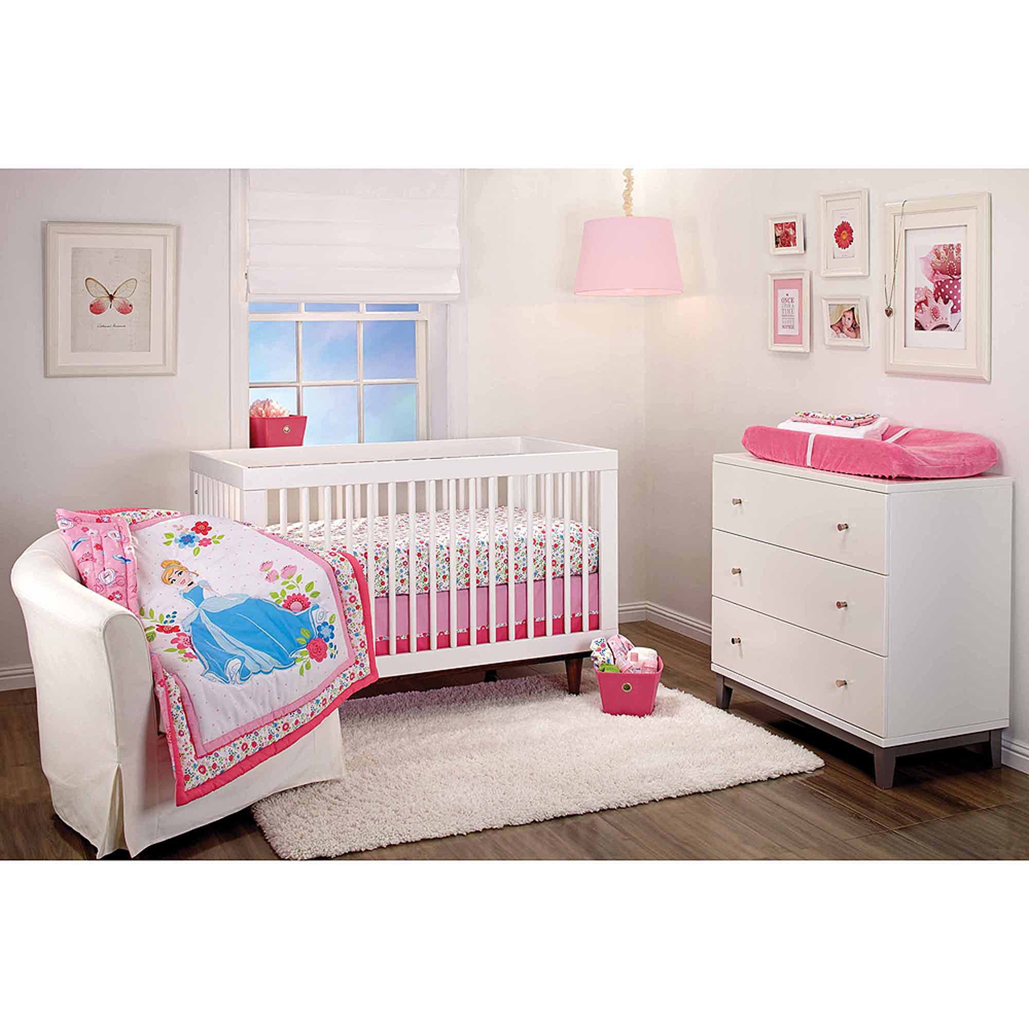 walmart crib bedding set girl